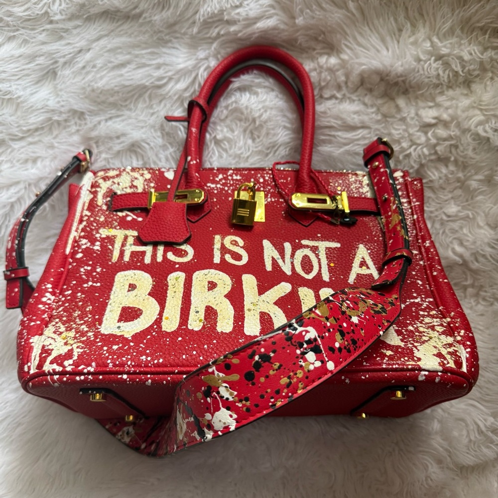 Anca Barbu winter 2020 this is not a Birkin handbags